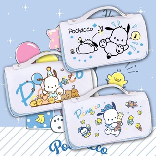 Pochacco กระเป๋าเครื่องเขียน กระเป๋าปากกา ความจุขนาดใหญ่ เรียบง่าย สําหรับเด็กนักเรียน