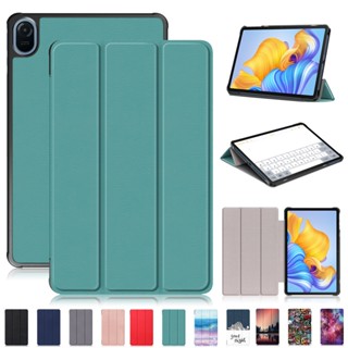 เคสแท็บเล็ต หนัง PU ฝาพับสามทบ พร้อมขาตั้ง สําหรับ Honor Pad 8 Case HEY-W09 12 นิ้ว Honor Tablet 8 Honor Pad 8 Case 2022