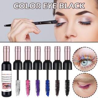 Colorful Mascara Waterproof Long Lasting Thick for Clubbing Costume Makeup