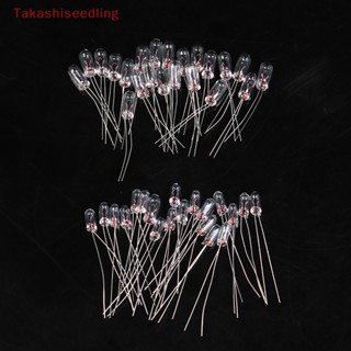 (Takashiseedling) หลอดไฟเส้นพลาสติก 6V 12V 3/4 มม. 20 ชิ้น