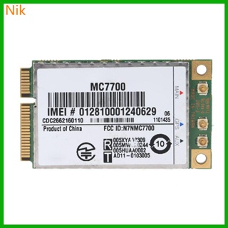 โมดูลการ์ดอะแดปเตอร์ WLAN ไร้สาย PCI-E 3G 4G WWAN GPS MC7700 PCI สําหรับ Express 3G HSPA LTE 100Mbps