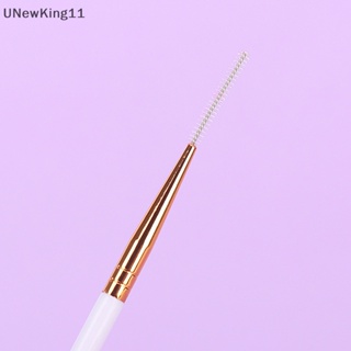 Unewking แปรงแต่งหน้า แปรงปัดคิ้ว แปรงปัดมาสคาร่า ด้ามจับไม้ 1 ชิ้น