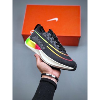 Origina Nike Zoom Fly 4 Flyknit รองเท้าผ้าใบ น้ําหนักเบา คาร์บอน