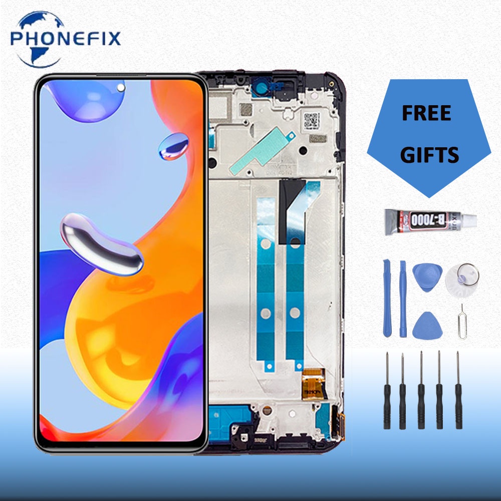 ทดสอบ 100% สําหรับ Xiaomi Redmi Note 11 Pro 4G / 5G จอ Lcd 2201116Tg 2201116Ti 21091116ผม, 2201116ชุดประกอบหน้าจอสัมผัสดิจิทัล SG