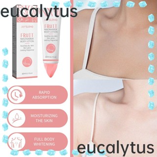 Eucalytus1 โลชั่นบํารุงผิวกายพีช ปรับสีผิวให้กระจ่างใส ไนอะซินาไมด์ บํารุงผิว บํารุงผิว 60 มล. ไวท์เทนนิ่ง ครีมบํารุงผิวผู้หญิง