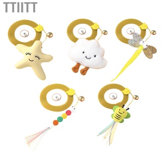 Ttiitt Hanging Kitten Toys  Fun  Teaser Interactive with Bell for Home
