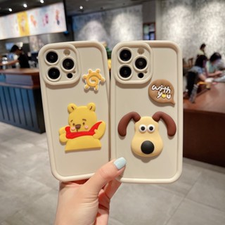 เคสโทรศัพท์มือถือ ซิลิโคนนุ่ม ลายหมี สุนัขน่ารัก สําหรับ HUAWEI NOVA 7SE 7 8 9 SE 9SE 10 11 PRO Y9S P30 P40 P50 P60 MATE 20 30 40 50 Honor 70 90