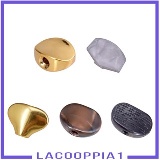 [Lacooppia1] ฝาครอบปุ่มลูกบิด แบบเปลี่ยน สําหรับกีตาร์อะคูสติก โฟล์ค 6 ชิ้น