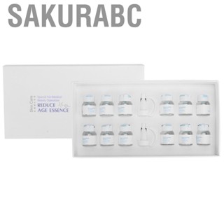 Sakurabc Blue Copper Peptide Serum Tightening Fine Line  Moisturizing  Solution 10ml x 12pcs