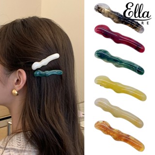 Ellastore123 กิ๊บติดผม รูปปู ทรงไม่สมมาตร เครื่องประดับ สําหรับผู้หญิง นักเรียน 2 ชิ้น