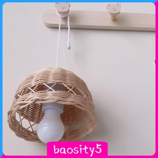 [Baosity5] โคมไฟหวาย สําหรับตกแต่งเพดาน ห้องนั่งเล่น บ้านเด็ก