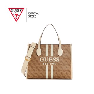 GUESS กระเป๋าถือ รุ่น SS866522 SILVANA 2 COMPARTMENT TOTE สีมัลติ