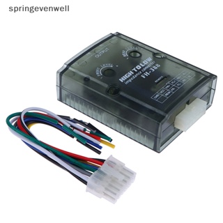 [springevenwell] ใหม่ พร้อมส่ง ตัวแปลงความถี่ลําโพงสเตอริโอ 12V 4 ช่องทาง สูง เป็นต่ํา สําหรับรถยนต์