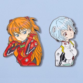 เครื่องประดับ เข็มกลัด Evangelion Ayanami Rei Enamel Pin EVA Asuka Langley Soryu