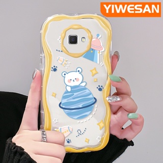 เคสโทรศัพท์มือถือแบบนิ่ม ใส กันกระแทก ลายการ์ตูนหมีโลก สําหรับ Samsung J7 Prime J7 Prime 2 J2 Prime