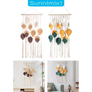 [Sunnimix1] พรมพู่แฮนด์เมด สไตล์โบโฮ สําหรับแขวนตกแต่งผนังบ้าน ปาร์ตี้ หอพัก วันหยุด