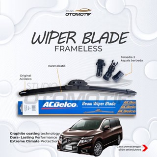 ที่ปัดน้ําฝน ไร้กรอบ สําหรับ Nissan ELGRAND E52 26-16 Acdelco Beam