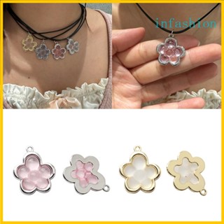 Inf 10 ชิ้น อะคริลิค ดอกไม้ จี้ เสน่ห์ เครื่องประดับแฟชั่น การค้นหา สําหรับต่างหู พวงกุญแจ