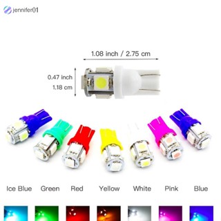 Jen T10 หลอดไฟ Led 5050 12v สว่างมาก สําหรับติดตกแต่งภายในรถยนต์