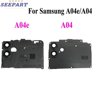 เลนส์กล้องหลัง พร้อมกรอบเมนบอร์ด อะไหล่สํารองเปลี่ยน สําหรับ Samsung Galaxy A04e A04 1 ชิ้น