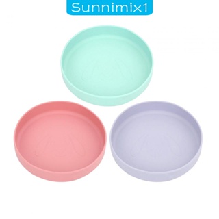 [Sunnimix1] ชามใส่อาหารแมว ซิลิโคน กันลื่น สําหรับเดินเล่น กลางแจ้ง