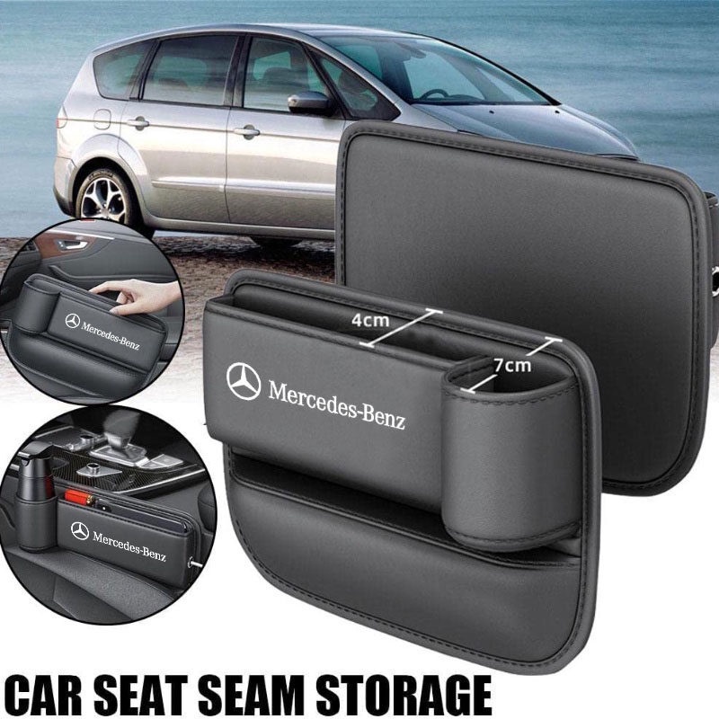 ที่วางแก้วน้ําหนัง แบบสากล สําหรับรถยนต์ W207 W211 Mercedes Benz EQE W204 W212 W222 W206 W124 W218