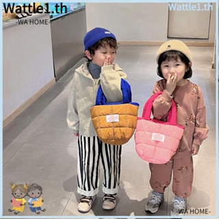 Wttle กระเป๋าสะพายไหล่ ผ้าฝ้าย ทรงโท้ท ขนาดใหญ่ จุของได้เยอะ สีคอนทราสต์ แฟชั่นสําหรับเด็กผู้หญิง เหมาะกับการช้อปปิ้ง