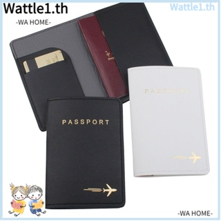 Wttle กระเป๋าใส่หนังสือเดินทาง ใส่บัตร หนัง PU สําหรับเดินทาง