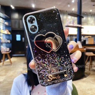 Phone Case OPPO A38 A58 A78 4G เคสโทรศัพท์มือถือ แบบนิ่ม ลายหัวใจ สําหรับ