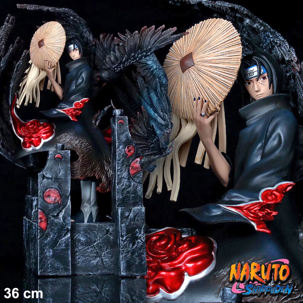 Figure ฟิกเกอร์ Model Zuoban Studio Naruto Shippuden นินจาจอมคาถา โอ้โฮเฮะ นารูโตะ  Itachi Uchiha อุจิวะ อิทาจิ boonsiri