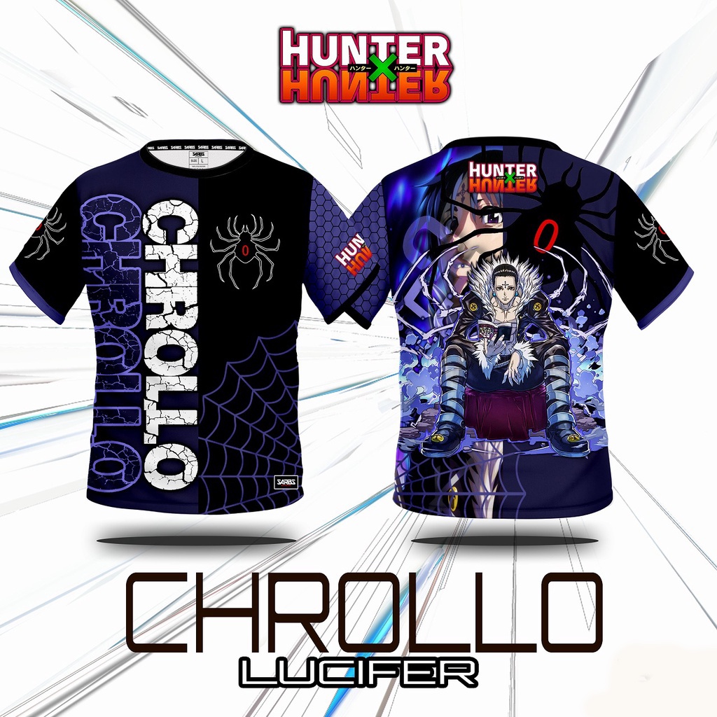 เสื้อยืด พิมพ์ลาย Apparel 'HunterXhunteR - Chrollo Lucifer'