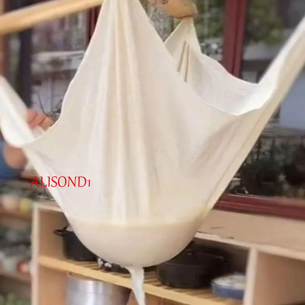 Alisond1 ผ้ากรอง สี่เหลี่ยม ผ้าโปร่งนุ่ม ครัว ชีสเต้าหู้ ฉนวนกันความร้อน