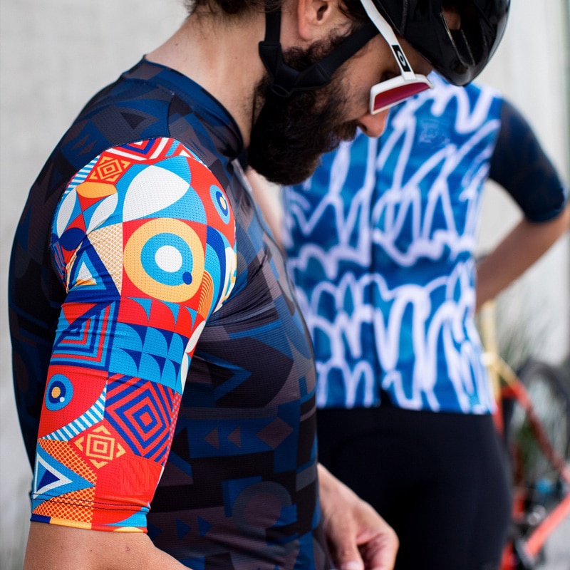 เสื้อกีฬาแขนสั้น ลายทีม Aero Cut ไร้รอยต่อ สําหรับผู้ชาย เหมาะกับการขี่จักรยาน