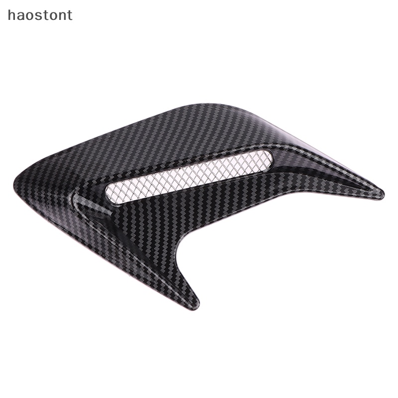 Hastont 1 คู่คาร์บอน Fibre รถ Gills Emulation Vent ด้านข้าง Air Inlet Hood ตกแต่งรถ Air Outlet TH