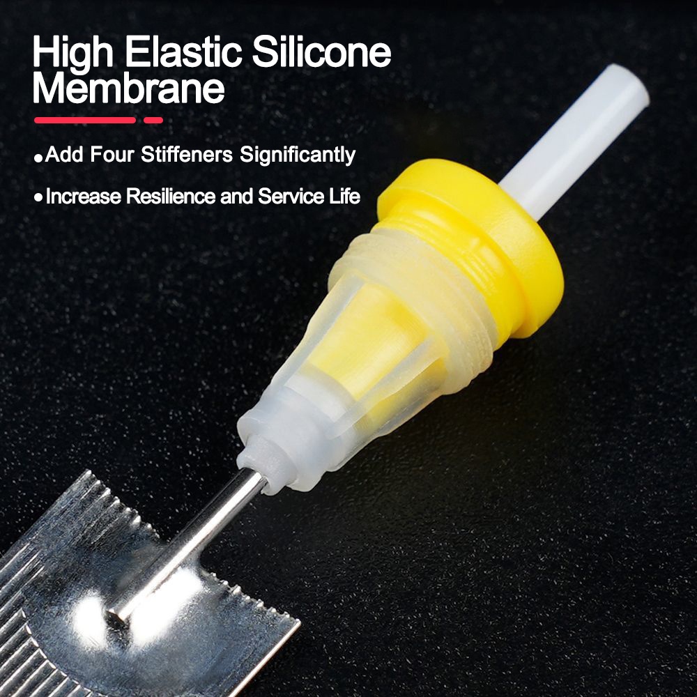 Aurora II ตลับหมึก แมกนัม ทรงโค้ง ขนาดใหญ่ สําหรับสัก 10 ชิ้น#12= 0.35 มม