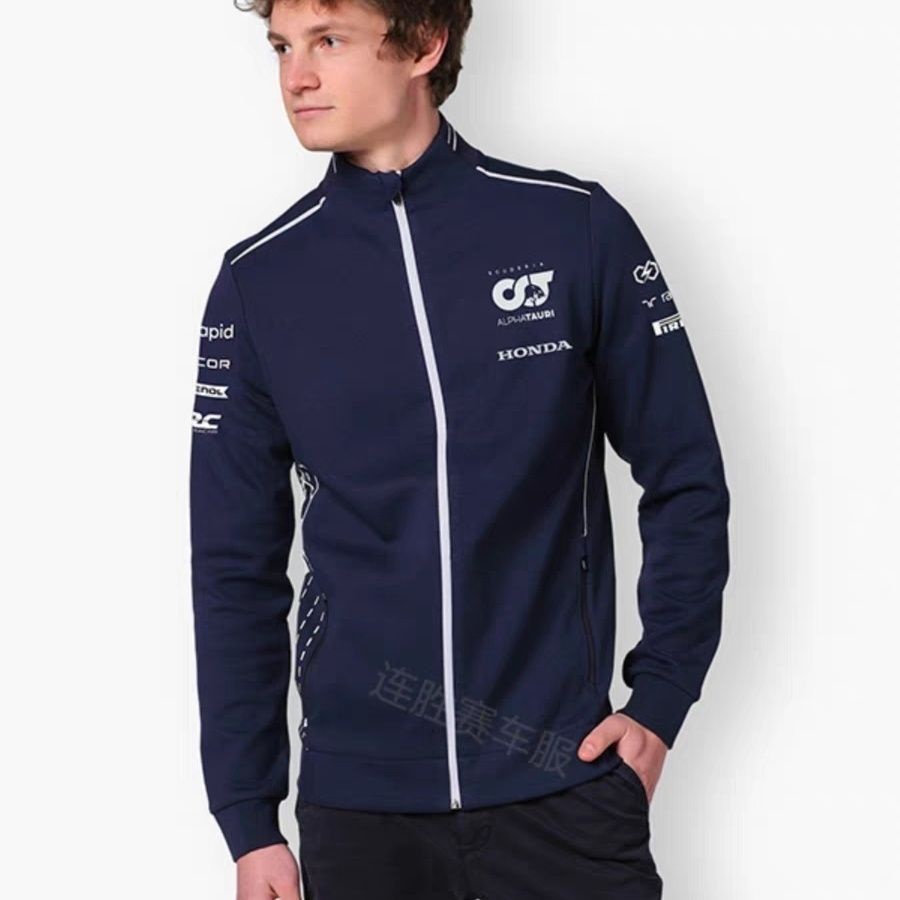 Little Red Bull Fleet Jacket f1 Racing Uniform Jacket ที่กําหนดเองชุดทีมผู้ชายฤดูใบไม้ผลิฤดูใบไม้ร่ว