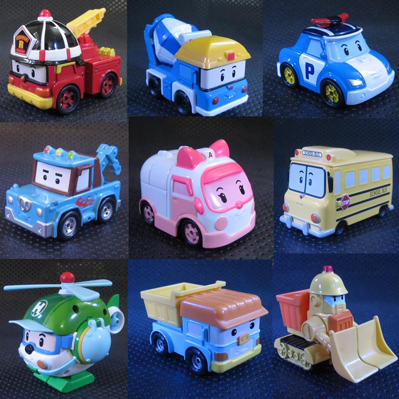 29 รุ ่ นพร ้ อมสต ็ อก Robocar Poli ของเล ่ นเด ็ กรถโลหะผสมรถตํารวจ Polly Rescue Little Hero ของเล ่ นรถ Ambassador Dumphair เฮลิคอปเตอร ์