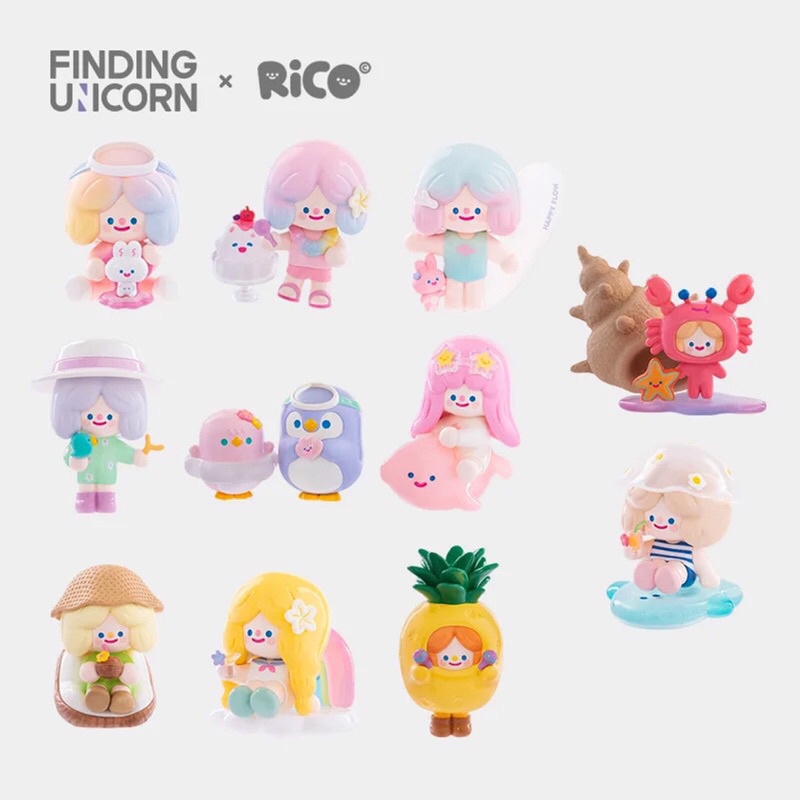 (พร้อมส่งจากไทย) Finding Unicorn Rico Happy Island Series ของแท้ เช็คการ์ด ไม่แกะตัว พร้อมส่ง