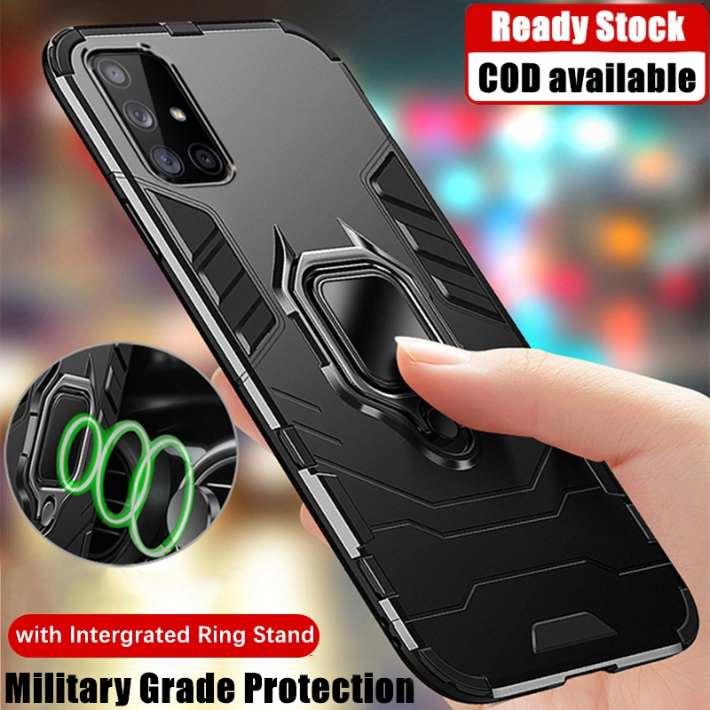 เคสโทรศัพท์มือถือ ป้องกันกระแทก แบบสองชั้น สําหรับ Samsung Galaxy A Quantum 6.7 นิ้ว SM-A716N A716S 