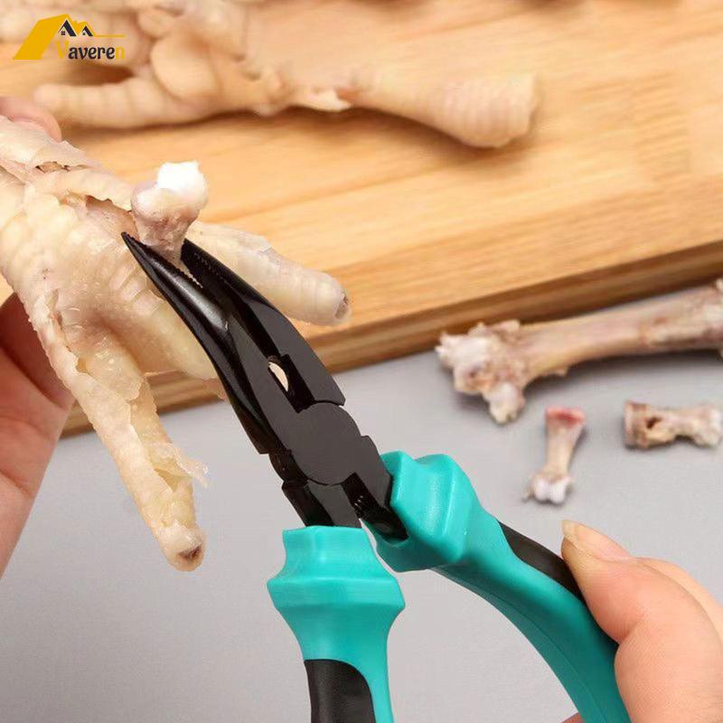[Vaveren] Chicken Feet Boneless Plier Remover, Boning Removal Tool for Placking, Removing, ห้องรับประทานอาหาร