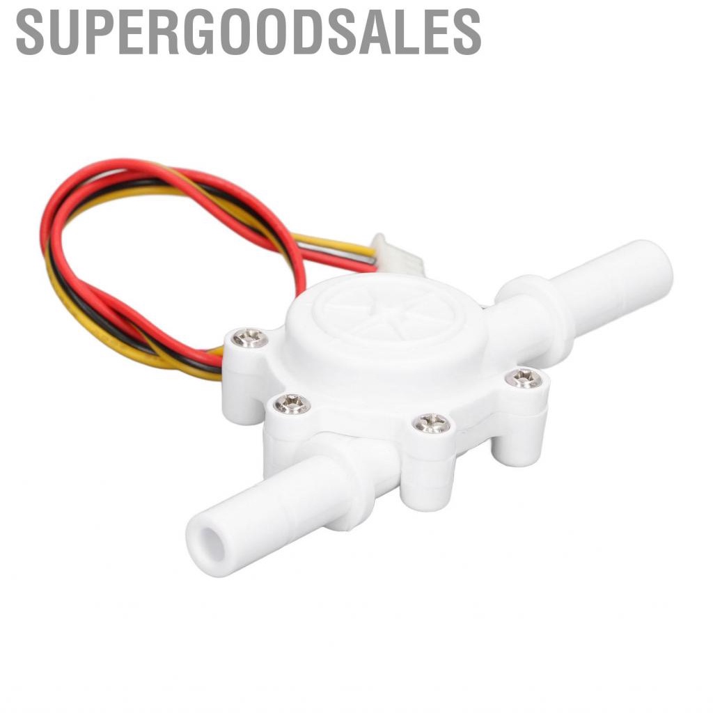 Supergoodsales ฮอลล์สวิตช์น้ำไหลมิเตอร์มิเตอร์ของเหลว DC3.5-24V 0.3-10L/min G3/8