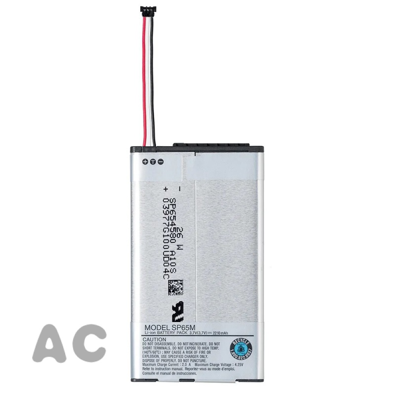 อะไหล่แบตเตอรี่ Li-ion แบบชาร์จไฟได้ SP65M 3.7V 2210mAh สำหรับคอนโซล1000 SONY PS Vita PSV