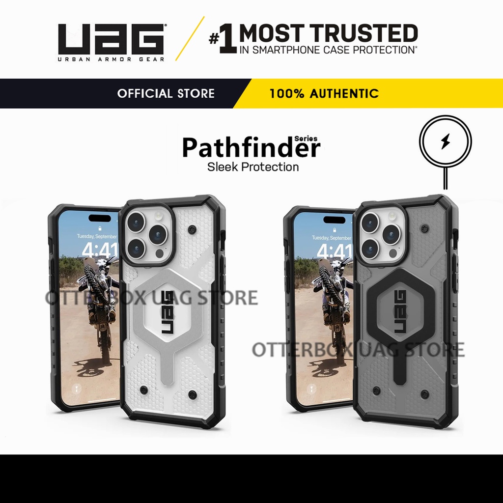 เคส UAG รุ่น Pathfinder with Magnet - iPhone 15 14 Pro Max / 15 14 Pro / 15 14 Plus / 15 14 / 13 12 Pro Max / 13 12 Pro / 13 12