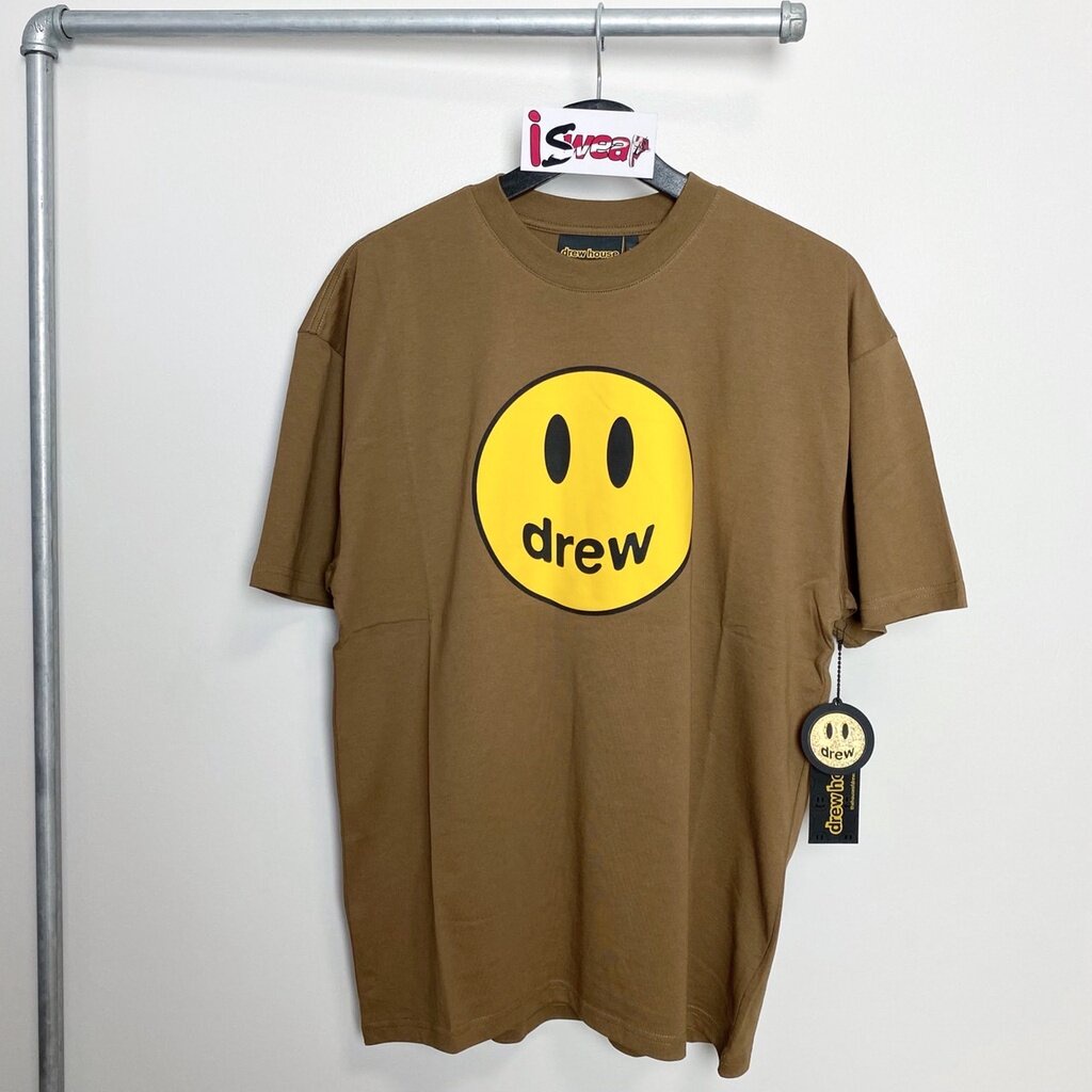 S-5XL ผ้าฝ้าย 100%เสื้อยืดขายดีที่สุด เสื้อ Drew House Secret SS Tee 👚(ของแท้)
