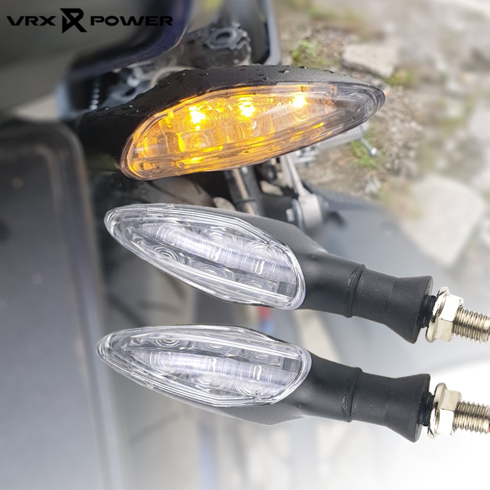 ไฟเลี้ยว สีเหลืองอําพัน 12V สําหรับรถจักรยานยนต์ KTM HONDA 1 คู่