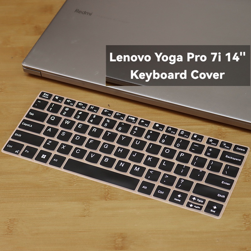 เคสแป้นพิมพ์ ซิลิโคนนิ่ม กันน้ํา กันฝุ่น สําหรับ Lenovo Yoga Pro 7 7i 14 นิ้ว