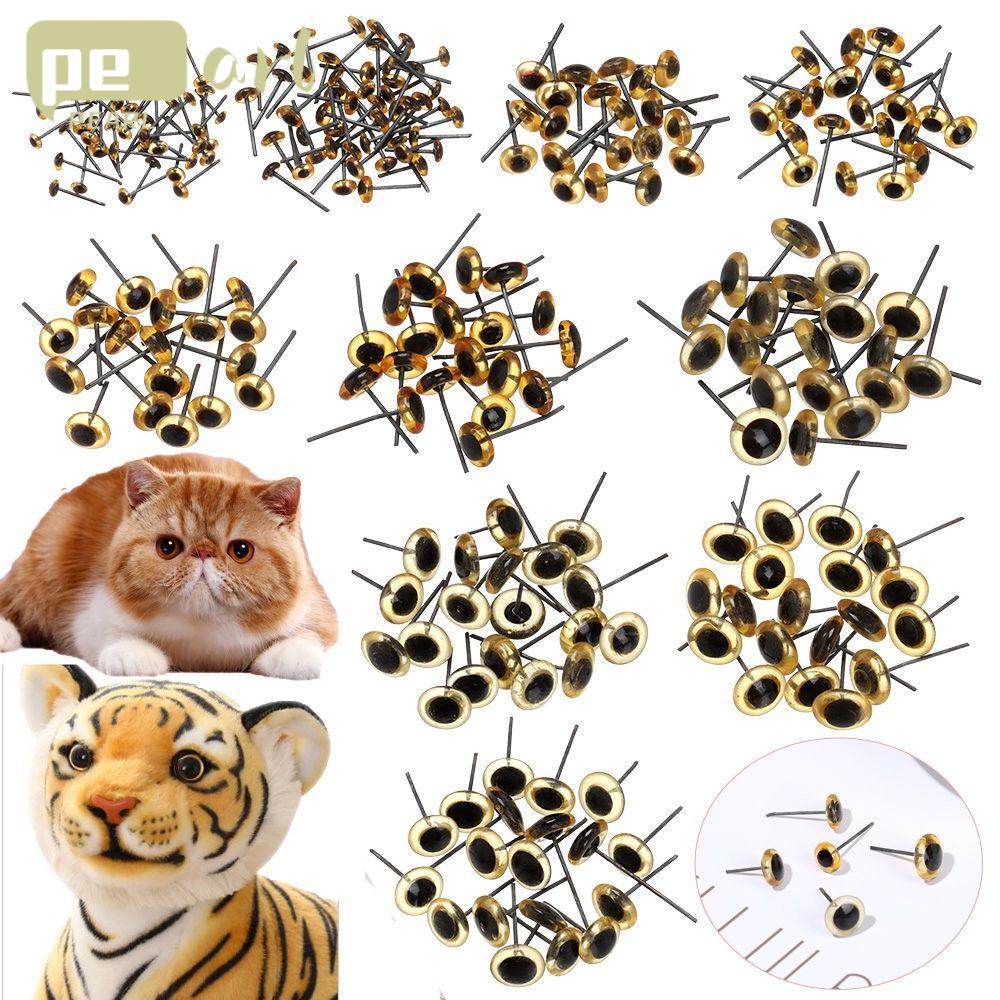 Pearlth ดวงตาแก้วใส พลาสติก ตุ๊กตาหมี ของเล่นสําหรับเด็ก DIY 20 50 ชิ้น