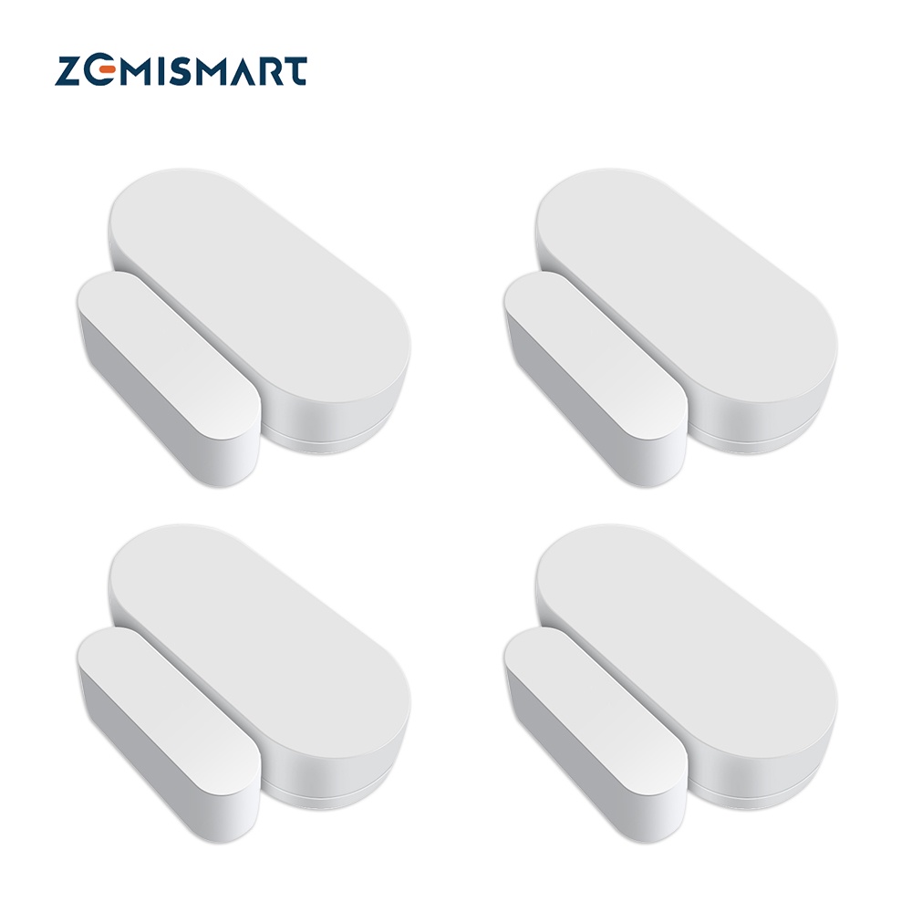 Zemismart Tuya Zigbee เซนเซอร์ตรวจจับความปลอดภัยประตู หน้าต่าง อัตโนมัติ Zigbee2MQTT deCONZ Alexa Google Home work with ZMHK01 Hub and Matter M1 Hub