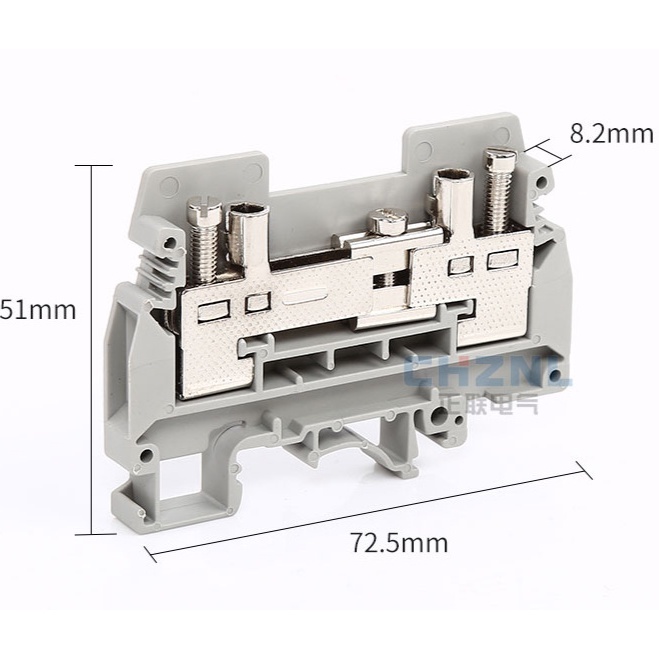 Terminal Block URTK/S เทอร์มินอลยึดราง ฝาเทอร์มินอล