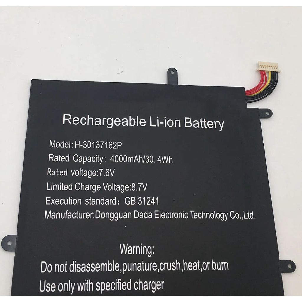 แบตเตอรี่แล็ปท็อป New 30137162P H-30137162P  For TECLAST F5 2666144 NV-2778130-2S For JUMPER Ezbook 